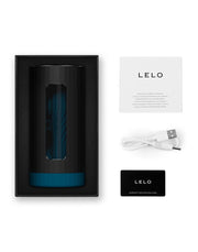 LELO - F1S V3 XL - Interactieve Masturbator met App Control - Blauw/Zwart-laced-up.nl