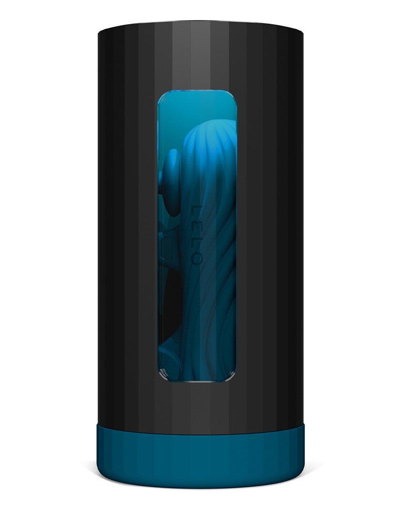 LELO - F1S V3 XL - Interactieve Masturbator met App Control - Blauw/Zwart-laced-up.nl