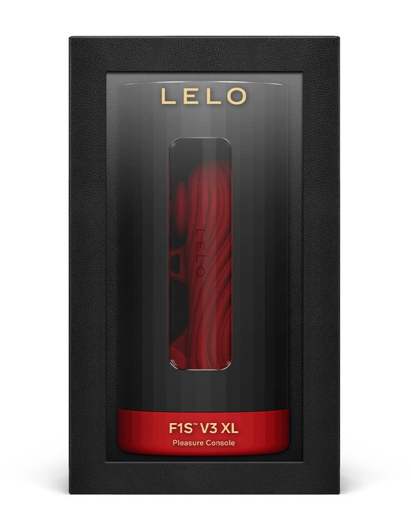 LELO - F1S V3 XL - Interactieve Masturbator met App Control - Rood/Zwart-laced-up.nl