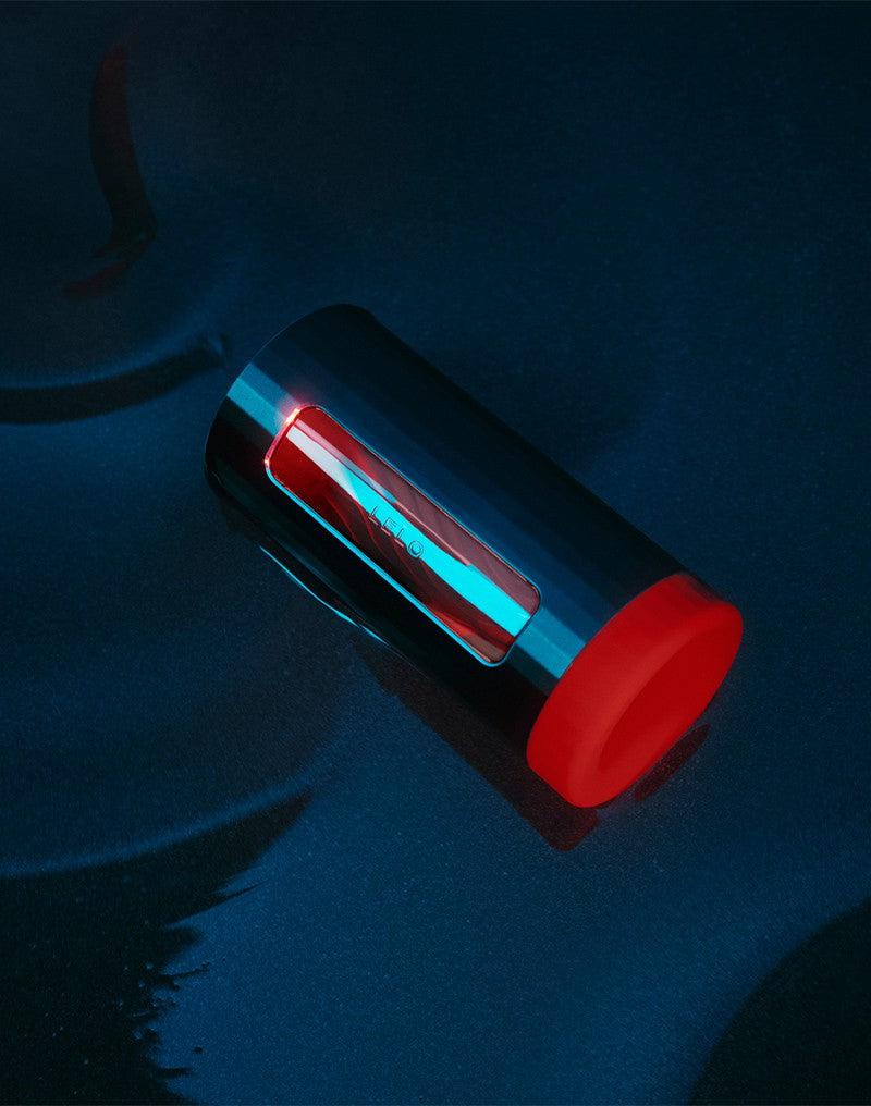 LELO - F1S V3 XL - Interactieve Masturbator met App Control - Rood/Zwart-laced-up.nl