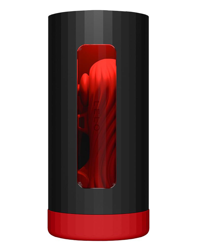 LELO - F1S V3 XL - Interactieve Masturbator met App Control - Rood/Zwart-laced-up.nl