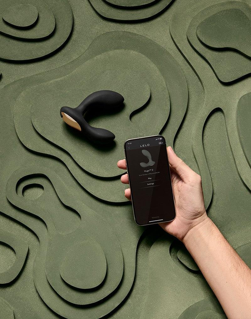 LELO - Hugo 2 - Prostaat Vibrator - Prostaat Massager - Met App Control - Zwart-Laced-up.nl