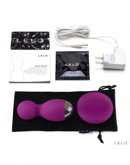 LELO - Hula Beads - Roterende en Vibrerende Vagina Balletjes - Paars-Laced-up.nl