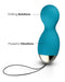 LELO - Hula Beads - Roterende en Vibrerende Vagina Balletjes - Turquoise-Laced-up.nl