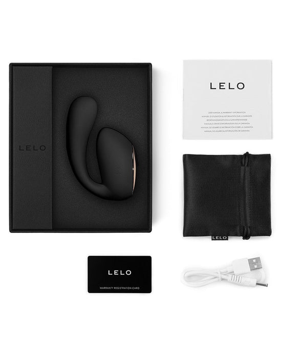 LELO - Ida Wave - Dual stimulation Vibrator Met Wave motion technologie En App Control - Zwart-Laced-up.nl