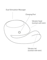 LELO - Ida Wave - Dual stimulation Vibrator Met Wave motion technologie En App Control - Zwart-Laced-up.nl