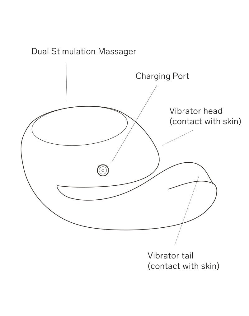 LELO - Ida Wave - Dual stimulation Vibrator Met Wave motion technologie En App Control - Zwart-Laced-up.nl