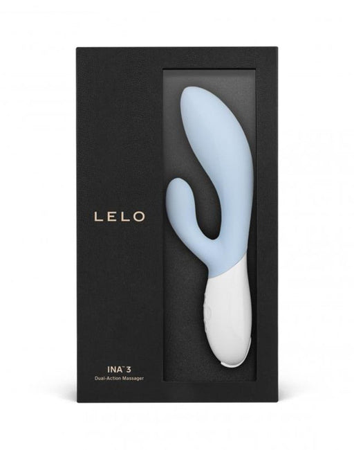 LELO - Ina 3 - Rabbit Vibrator - Lichtblauw-Laced-up.nl