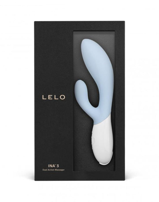 LELO - Ina 3 - Rabbit Vibrator - Lichtblauw-Laced-up.nl