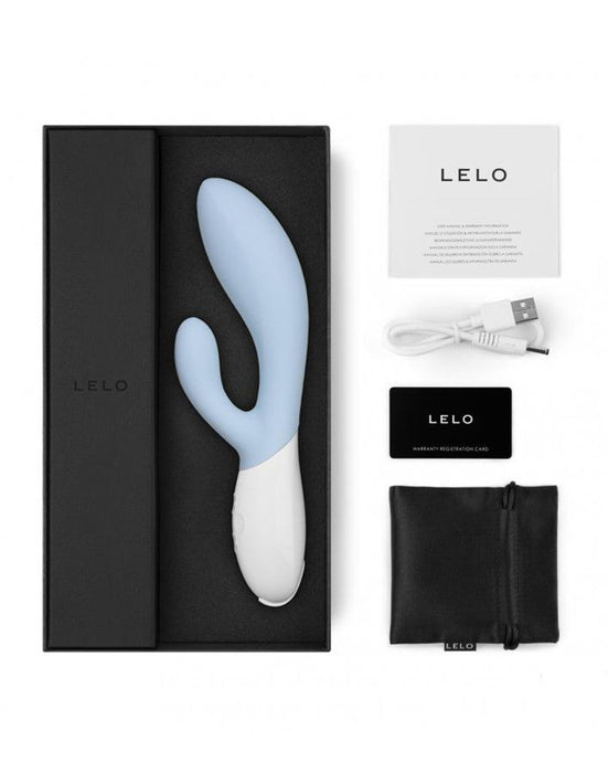 LELO - Ina 3 - Rabbit Vibrator - Lichtblauw-Laced-up.nl