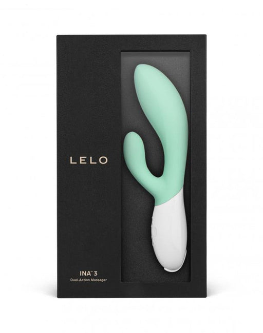 LELO - Ina 3 - Rabbit Vibrator - Lichtgroen-Laced-up.nl