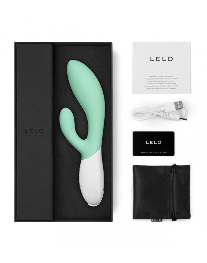 LELO - Ina 3 - Rabbit Vibrator - Lichtgroen-Laced-up.nl
