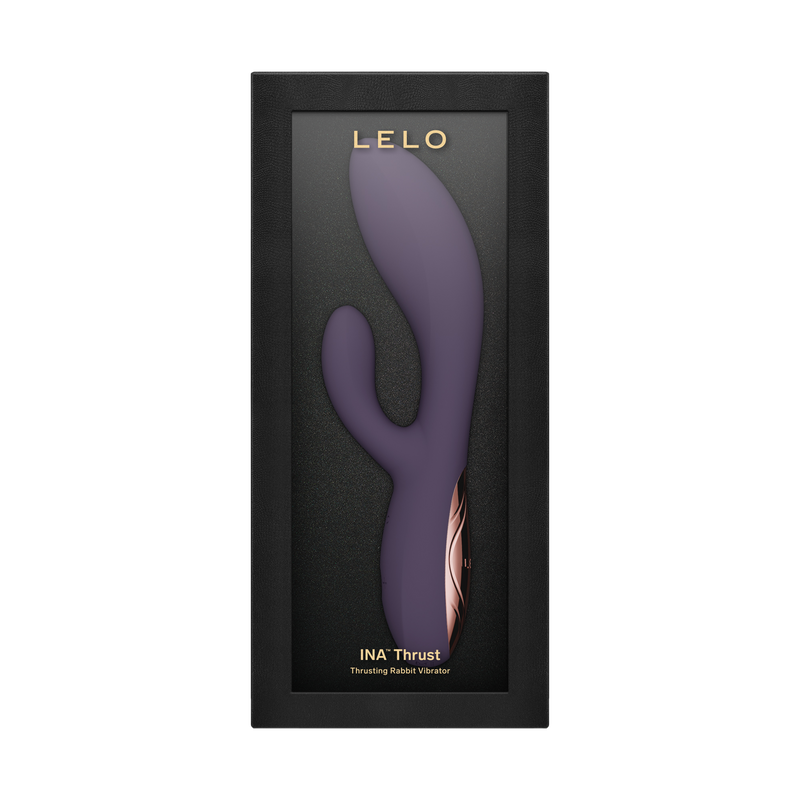 LELO - Ina Thrust - Rabbit Vibrator met Stootbeweging - Paars-Erotiekvoordeel.nl