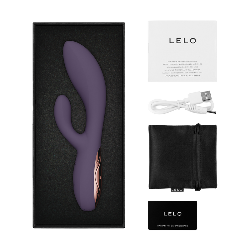 LELO - Ina Thrust - Rabbit Vibrator met Stootbeweging - Paars-Erotiekvoordeel.nl