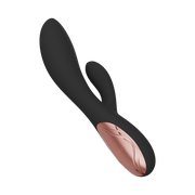 LELO - Ina Thrust - Rabbit Vibrator met Stootbeweging - Zwart-Erotiekvoordeel.nl