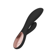 LELO - Ina Thrust - Rabbit Vibrator met Stootbeweging - Zwart-Erotiekvoordeel.nl