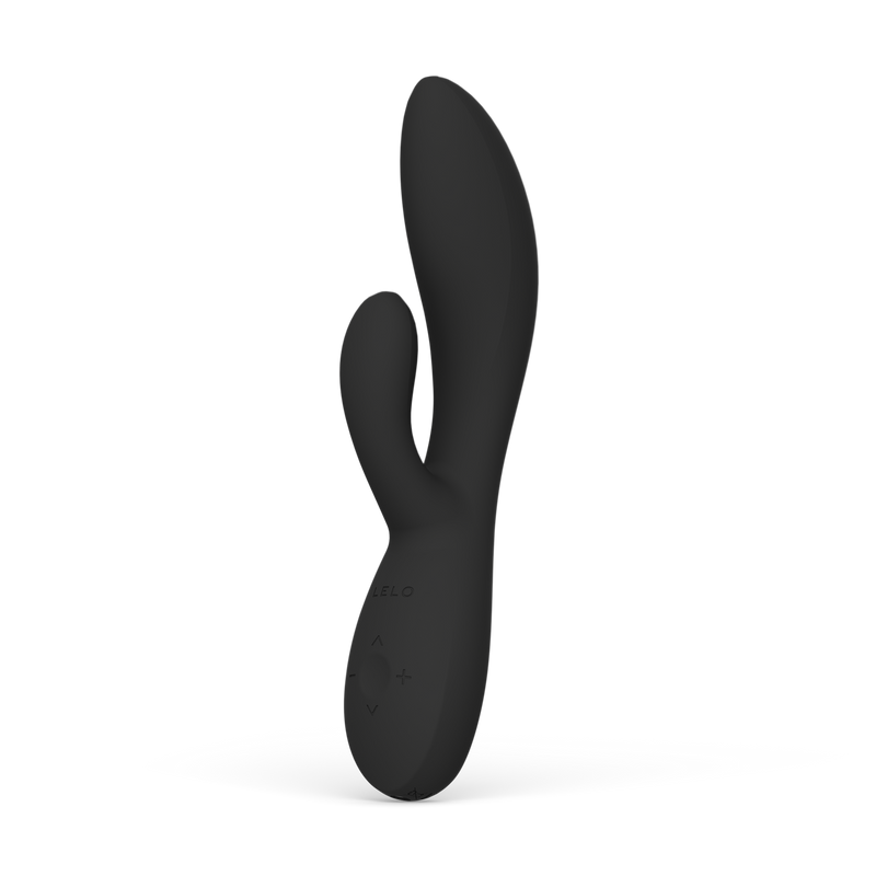 LELO - Ina Thrust - Rabbit Vibrator met Stootbeweging - Zwart-Erotiekvoordeel.nl
