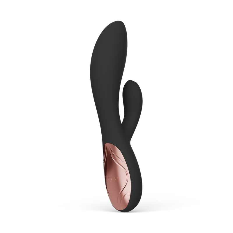 LELO - Ina Thrust - Rabbit Vibrator met Stootbeweging - Zwart-Erotiekvoordeel.nl