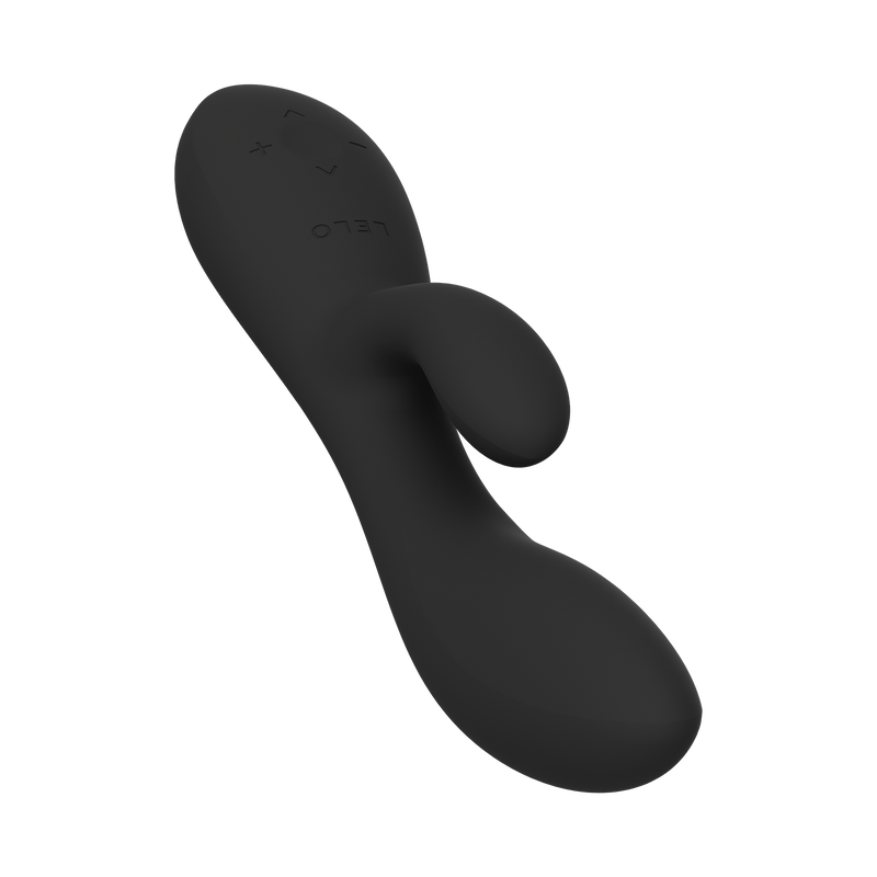 LELO - Ina Thrust - Rabbit Vibrator met Stootbeweging - Zwart-Erotiekvoordeel.nl