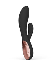 LELO - Ina Thrust - Rabbit Vibrator met Stootbeweging - Zwart-Erotiekvoordeel.nl