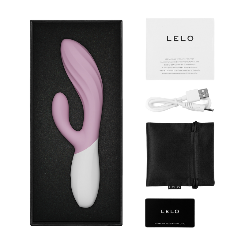 LELO - Ina Twist - Rabbit Vibrator - Lichtroze-Erotiekvoordeel.nl