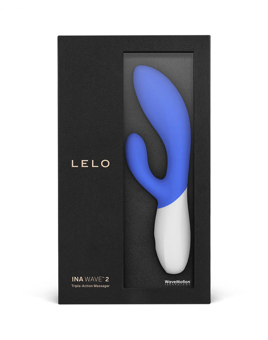 LELO - Ina Wave 2 - Rabbit Vibrator - California Sky Blauw-Laced-up.nl