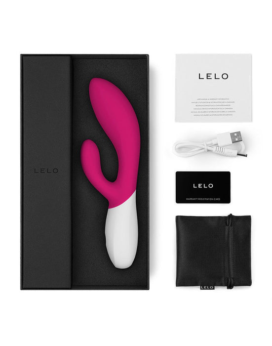 LELO - Ina Wave 2 - Rabbit Vibrator - Fuchsia Roze-Laced-up.nl