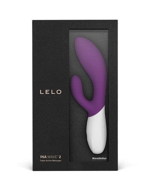 LELO - Ina Wave 2 - Rabbit Vibrator - Plum Paars-Laced-up.nl
