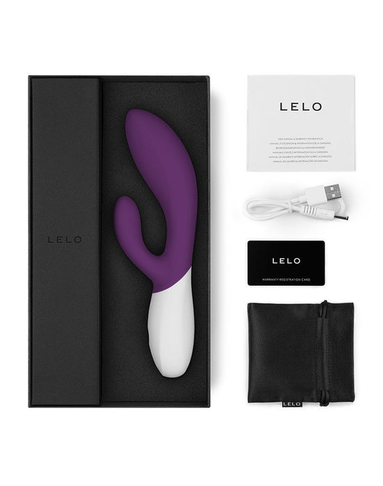 LELO - Ina Wave 2 - Rabbit Vibrator - Plum Paars-Laced-up.nl