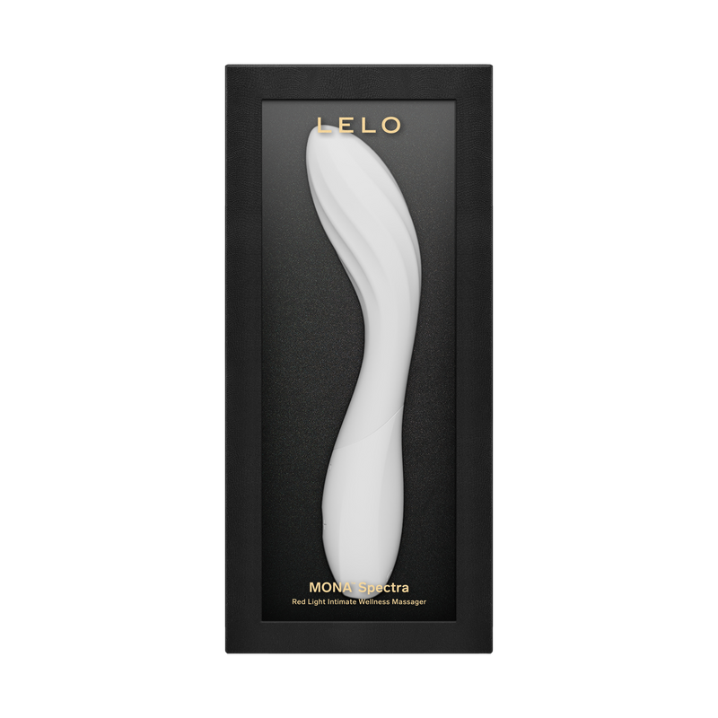 LELO - Mona Spectra - Wellness Massager met Rood Licht - Wit-Erotiekvoordeel.nl