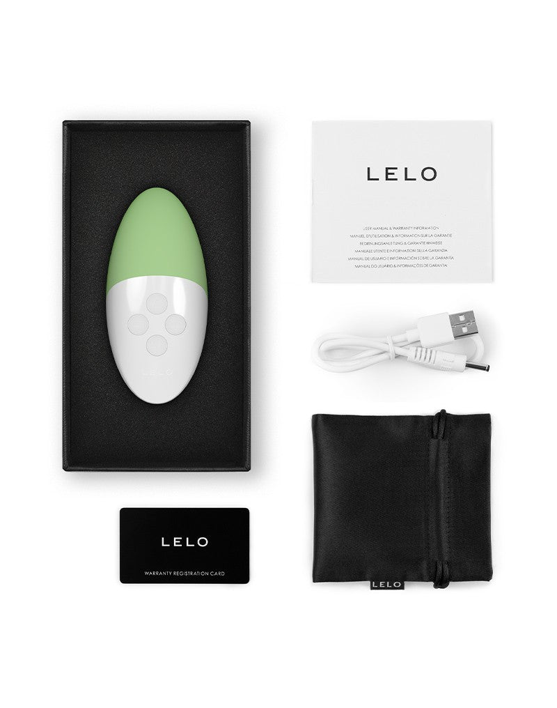 LELO - Siri 3 - Pulse Play Vibrator - Reageert op Geluid en Muziek - Lichtgroen-laced-up.nl