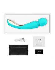 LELO - Smart Wand 2 - Wand Vibrator - Aqua-Laced-up.nl