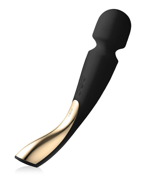 LELO - Smart Wand 2.0 Medium - Wand Vibrator - Zwart-Laced-up.nl