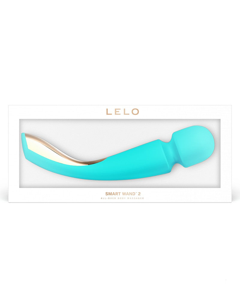 LELO - Smart Wand Medium - Wand Vibrator - Turquoise-Laced-up.nl