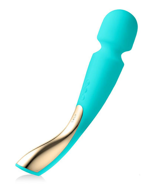 LELO - Smart Wand Medium - Wand Vibrator - Turquoise-Laced-up.nl