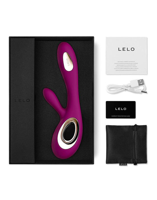 LELO - Soraya Wave - Rabbit Vibrator - Diep Roze-Laced-up.nl