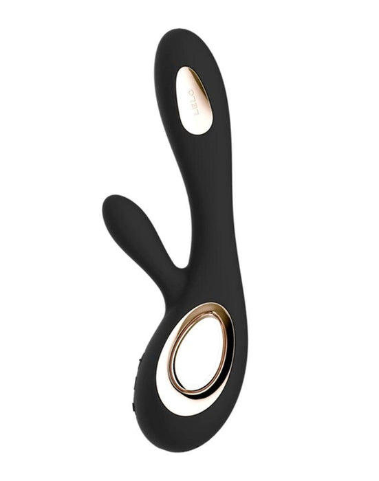 LELO - Soraya Wave - Rabbit Vibrator - Zwart-Laced-up.nl