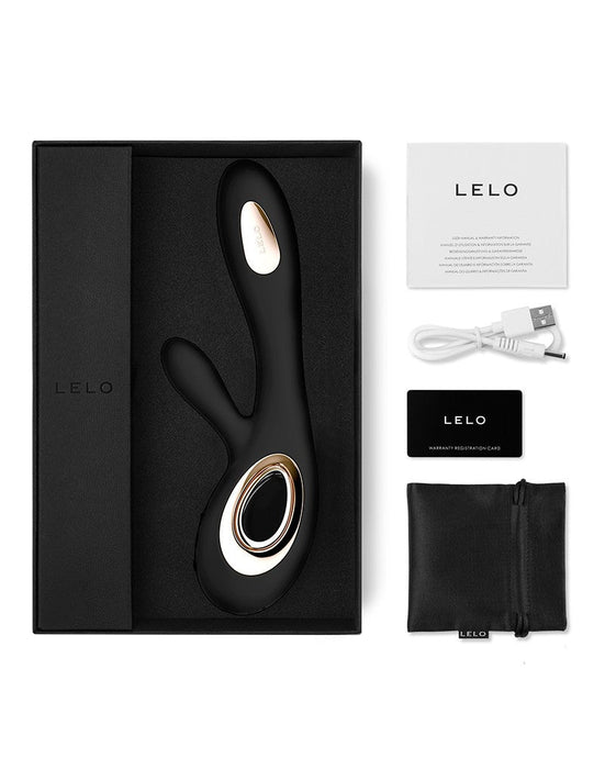 LELO - Soraya Wave - Rabbit Vibrator - Zwart-Laced-up.nl