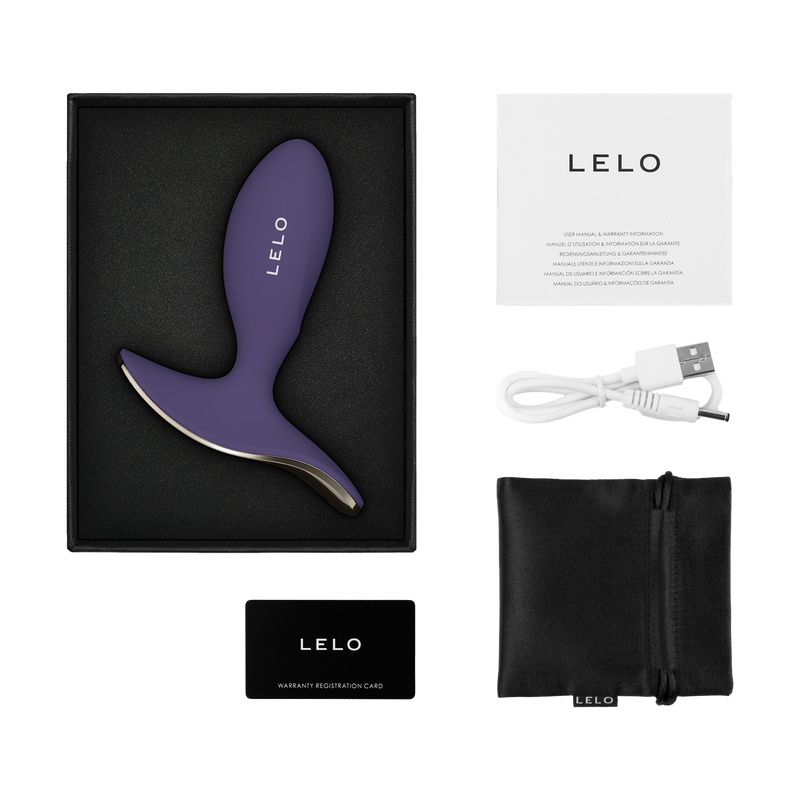 LELO - Surfer 2 - Unisex Vibrerende Anaalplug - Paars-Erotiekvoordeel.nl