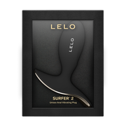 LELO - Surfer 2 - Unisex Vibrerende Anaalplug - Zwart-Erotiekvoordeel.nl