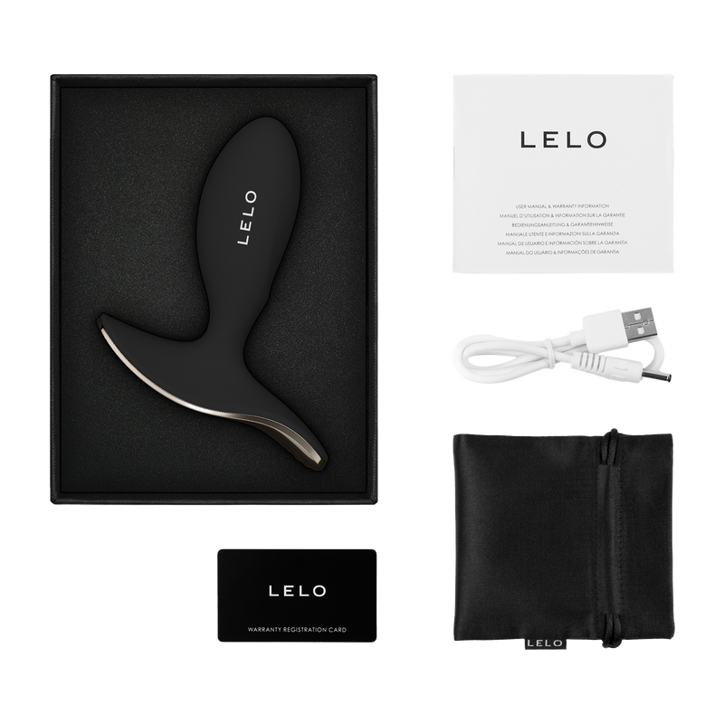 LELO - Surfer 2 - Unisex Vibrerende Anaalplug - Zwart-Erotiekvoordeel.nl