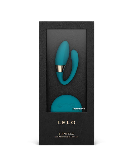 LELO - Tiani Duo - Partner Vibrator Met Afstandsbediening - Turquoise-Laced-up.nl