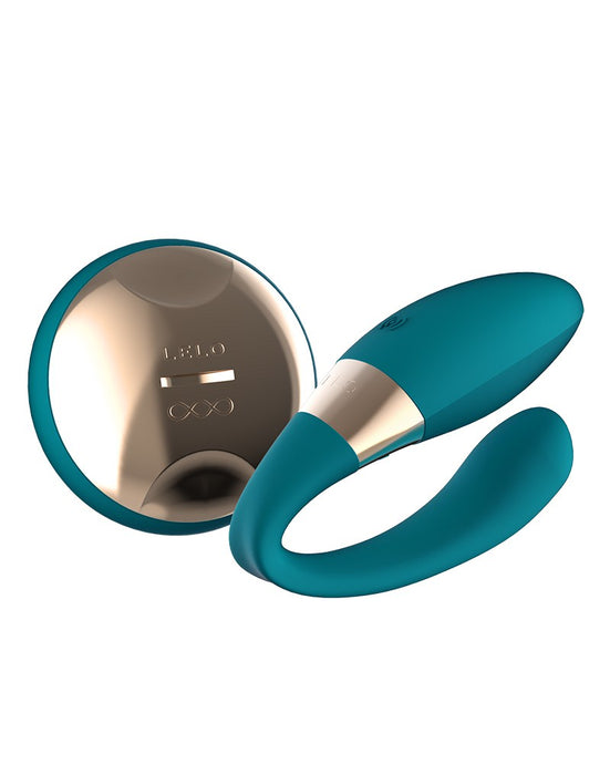 LELO - Tiani Duo - Partner Vibrator Met Afstandsbediening - Turquoise-Laced-up.nl