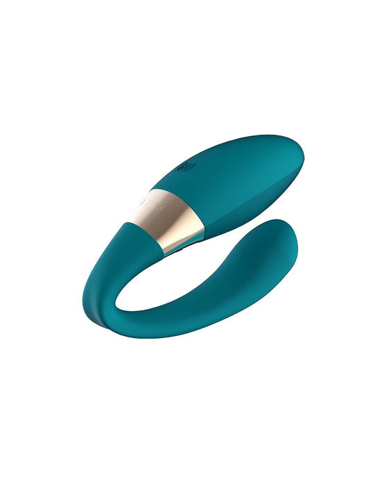 LELO - Tiani Duo - Partner Vibrator Met Afstandsbediening - Turquoise-Laced-up.nl