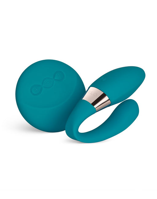 LELO - Tiani Duo - Partner Vibrator Met Afstandsbediening - Turquoise-Laced-up.nl