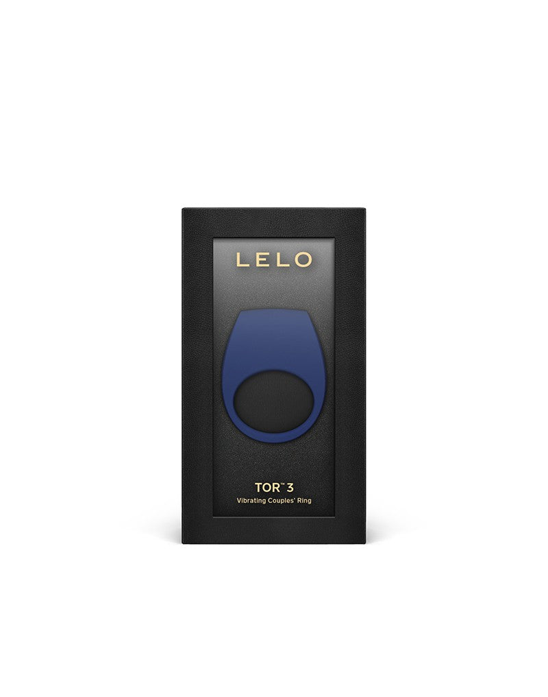 LELO - Tor 3 Vibrerende Cockring Voor Koppels met App Control - Blauw-Laced-up.nl