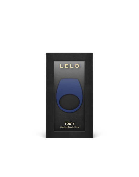 LELO - Tor 3 Vibrerende Cockring Voor Koppels met App Control - Blauw-Laced-up.nl