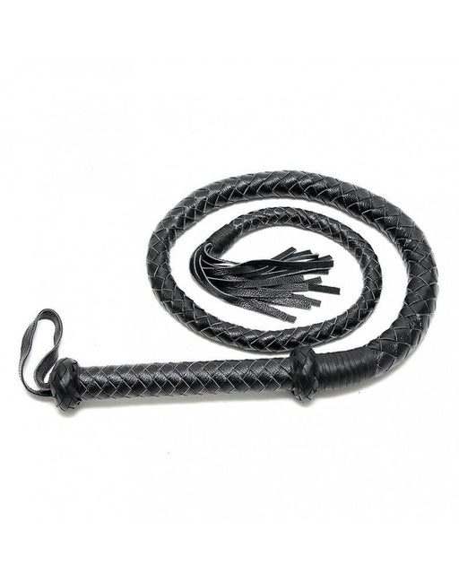 Rimba - Lange Bullwhip 200 cm - Zwart-Laced-up.nl