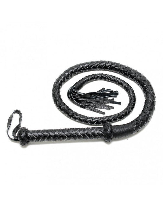 Rimba - Lange Bullwhip 200 cm - Zwart-Laced-up.nl
