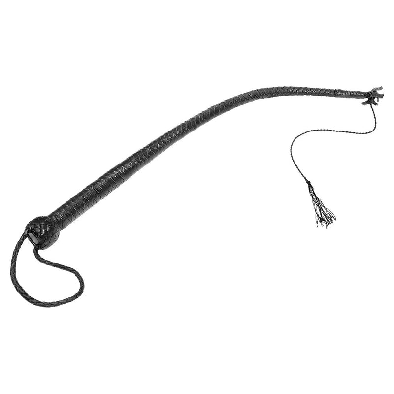 Kiotos - Lederen Single Tail Zweep – 60 cm – Zwart-Laced-up.nl